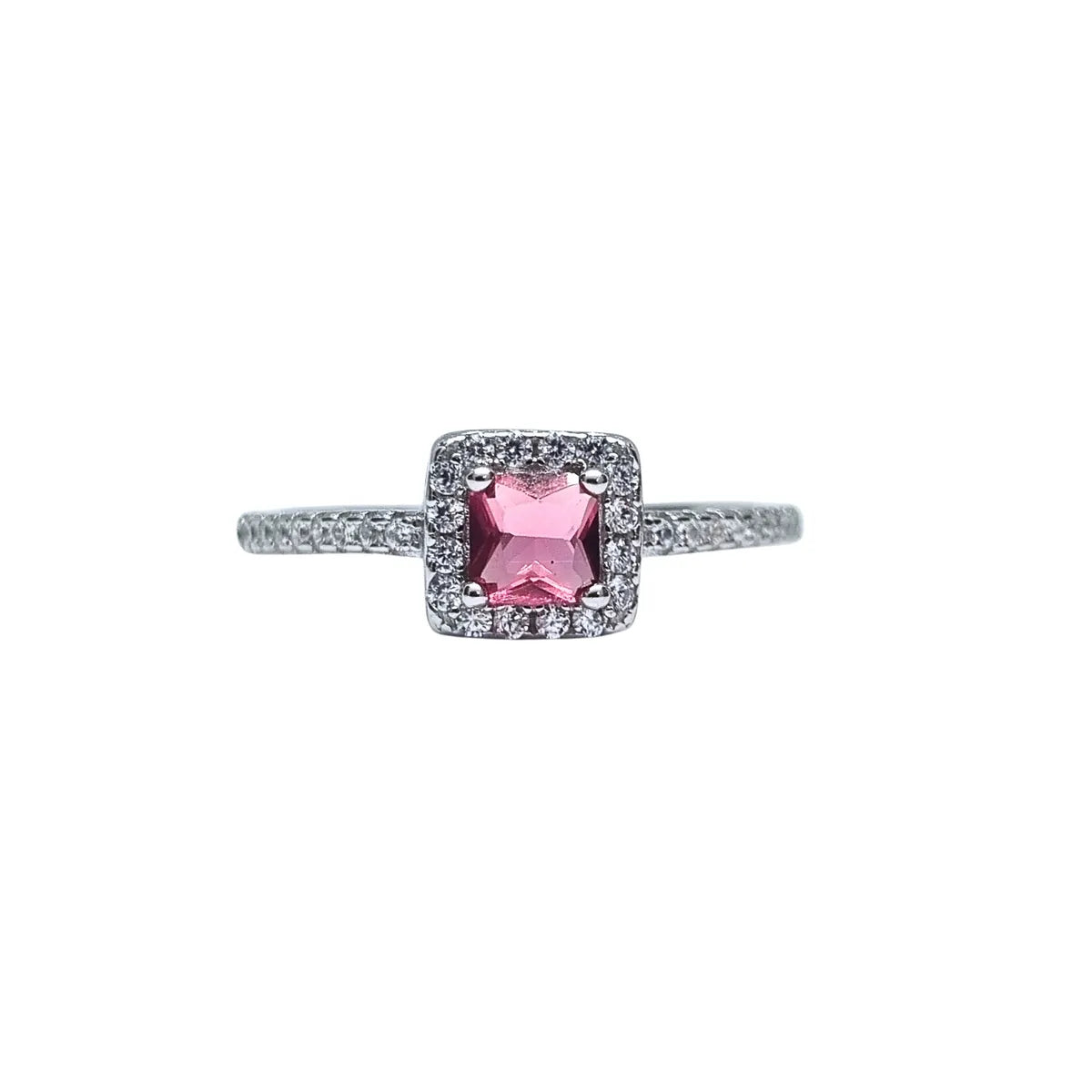 Anillo Cuadrado Cintillo Plata 925