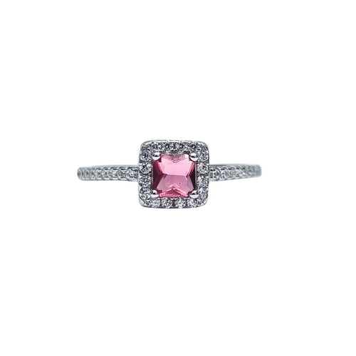 Anillo Cuadrado Cintillo Plata 925