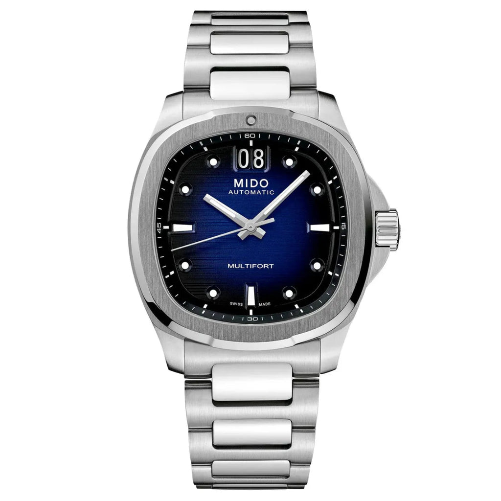 Reloj Mido Multifort TV Big Date Acero Azul M495261104100