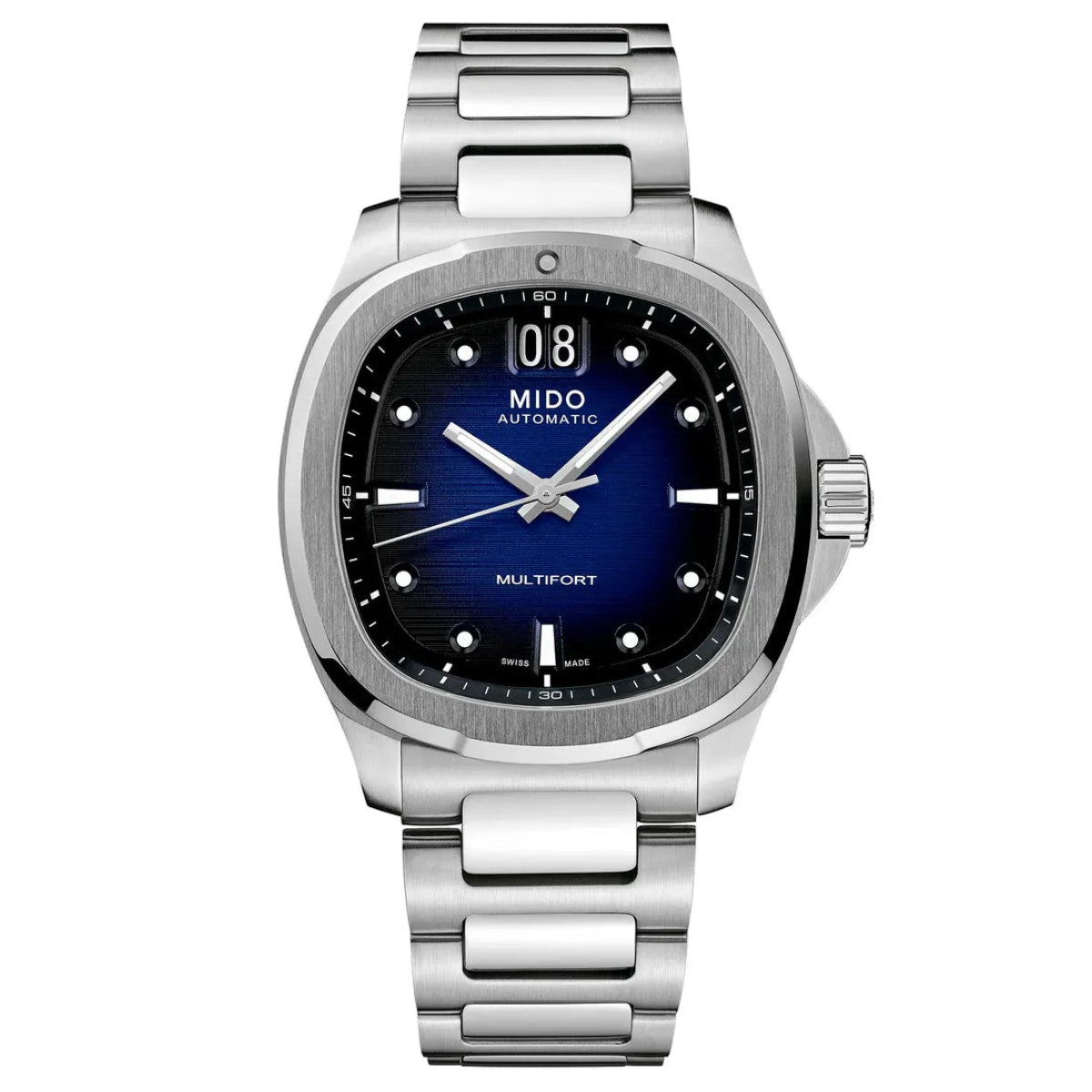 Reloj Mido Multifort TV Big Date Acero Azul M495261104100