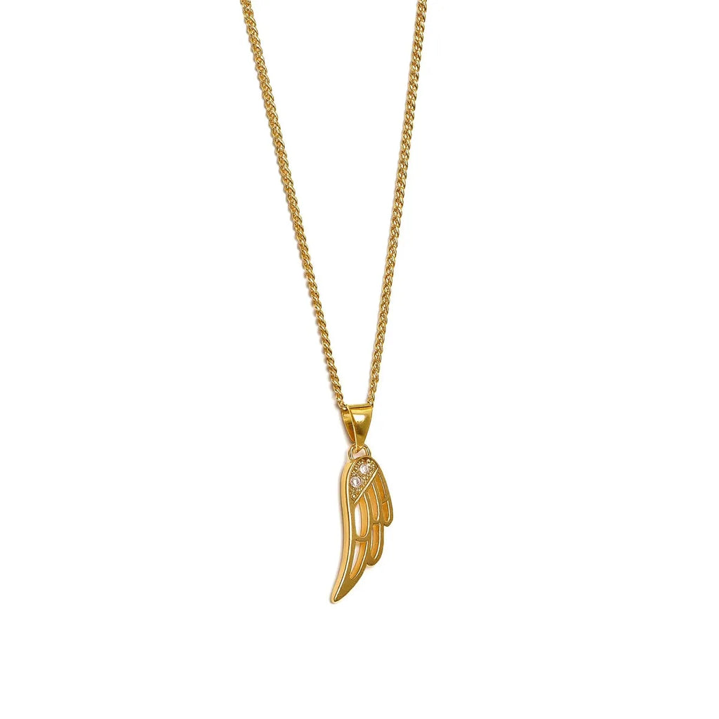 Collar Ala Calada enchapado en oro de 18k
