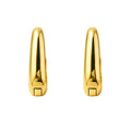 Aros Argollas Bisagra Enchapado en oro de 18k de 30mm