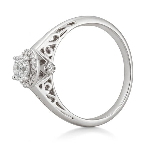 Anillo Roseta Riel Plata 925