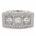 Anillo Vintage Rectangular Plata 925
