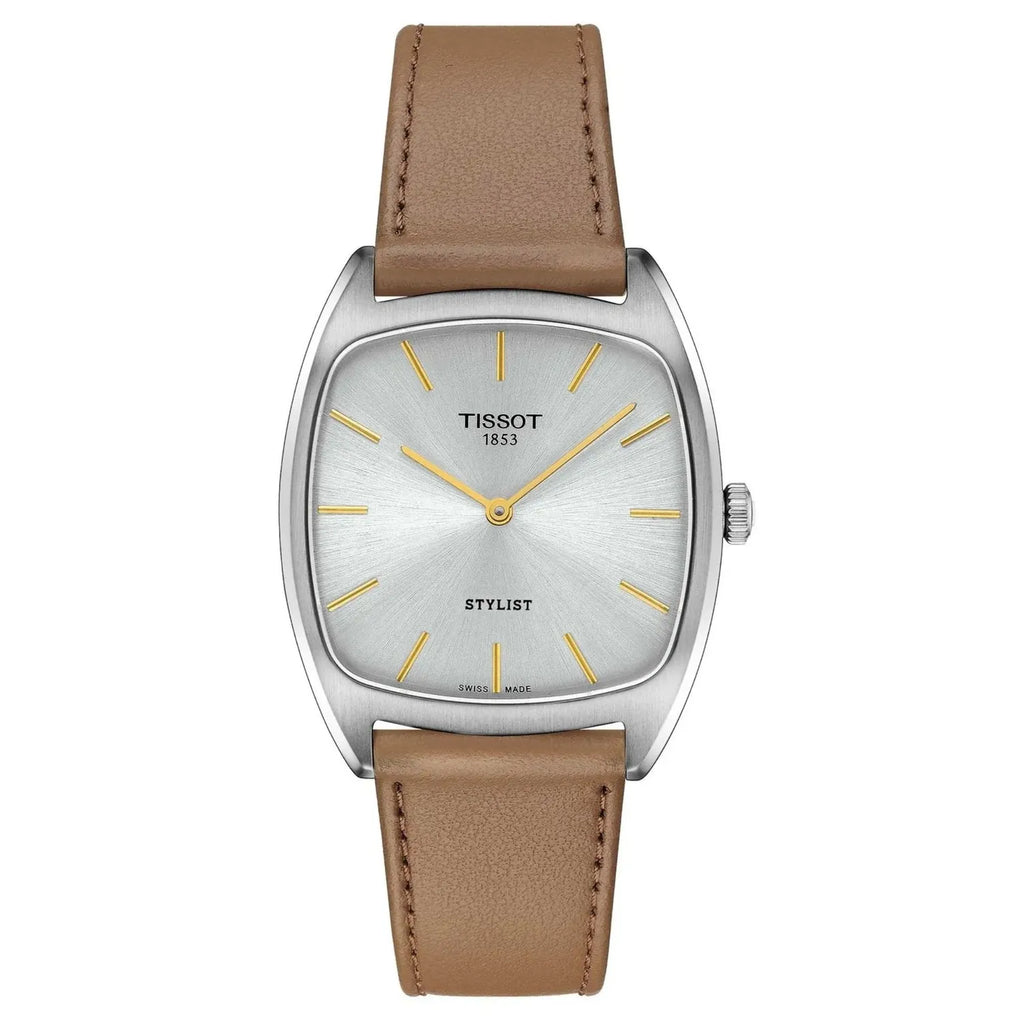 Reloj Tissot Stylist Cuero Beige T1599091603100