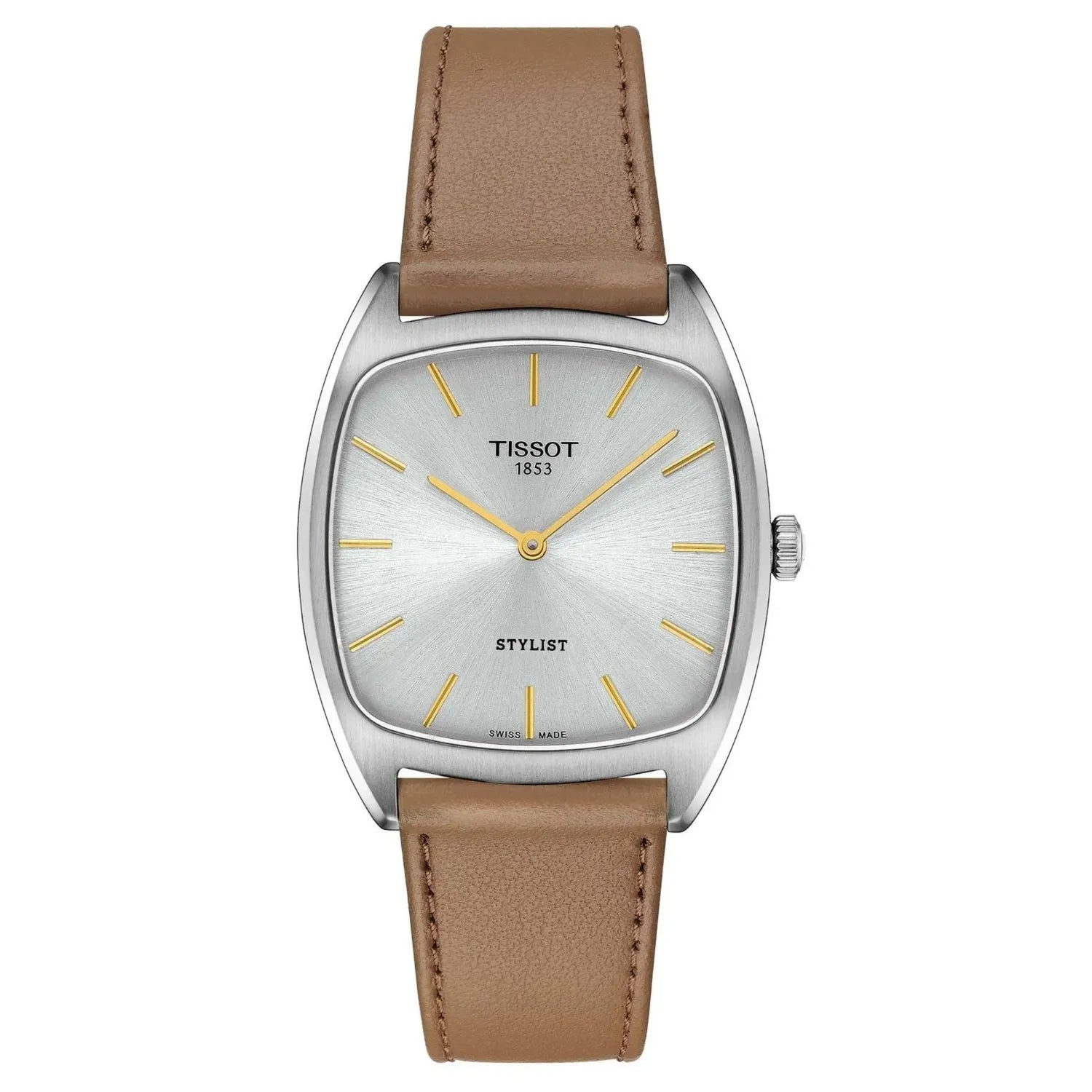 Reloj Tissot Stylist Cuero Beige T1599091603100