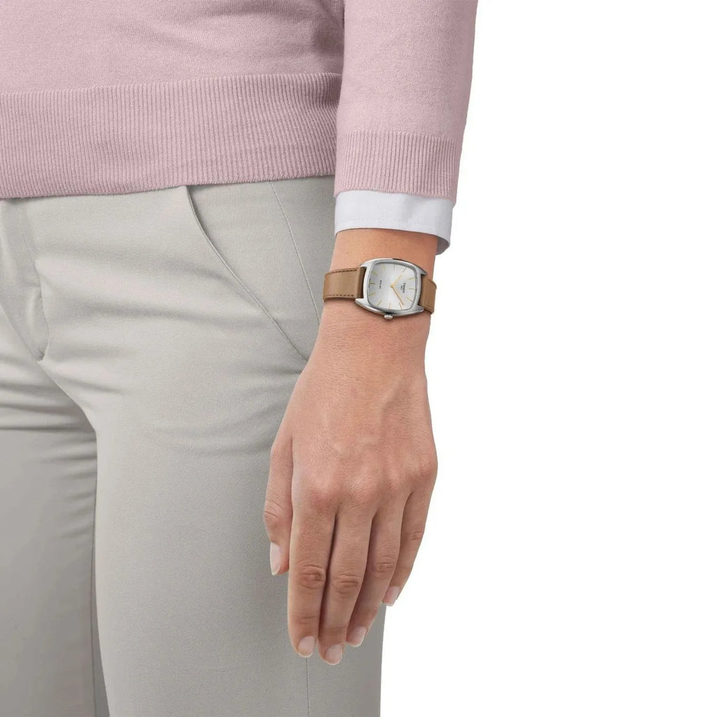 Reloj Tissot Stylist Cuero Beige T1599091603100