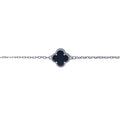 Pulsera Trébol con Nacar Plata 925 19cm
