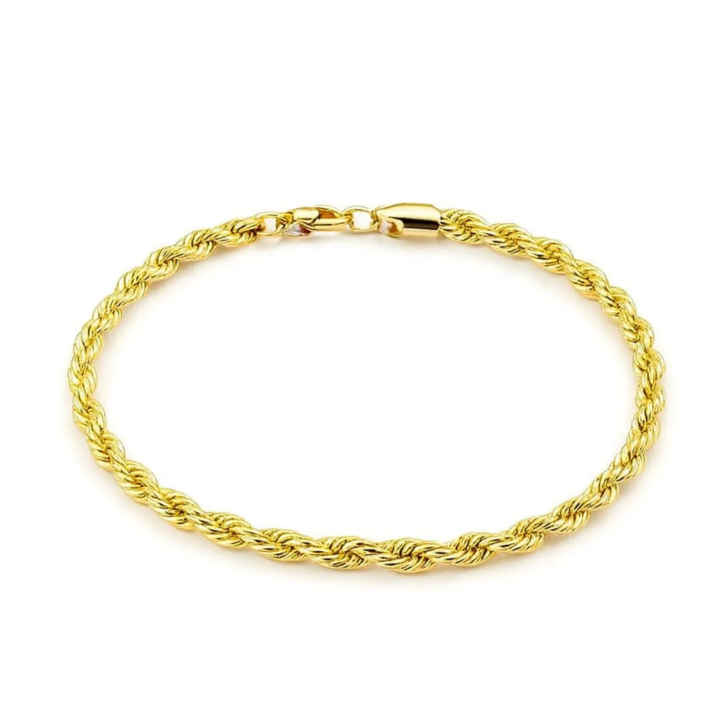 Pulsera Turbillón 21cm Enchapada en Oro de 18k