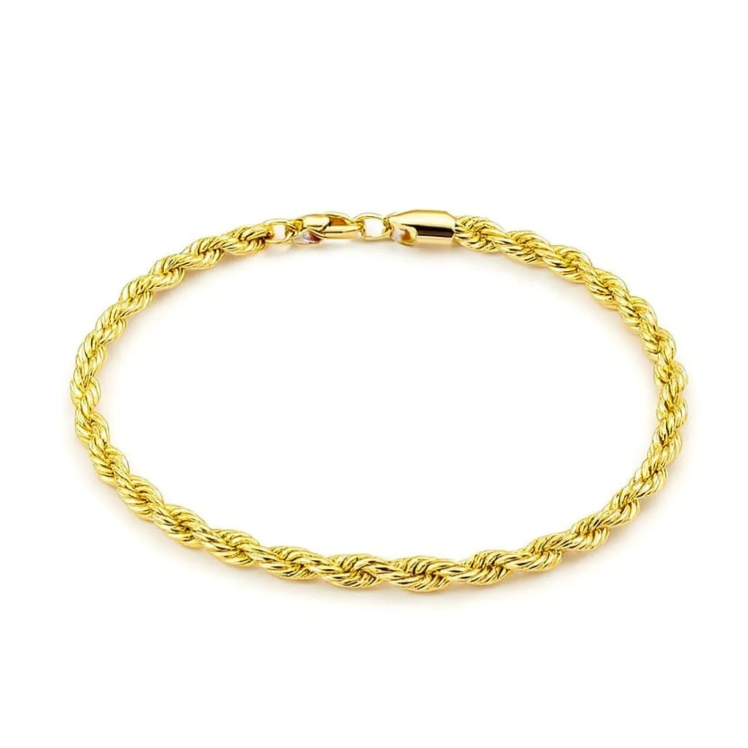 Pulsera Turbillón 21cm Enchapada en Oro de 18k