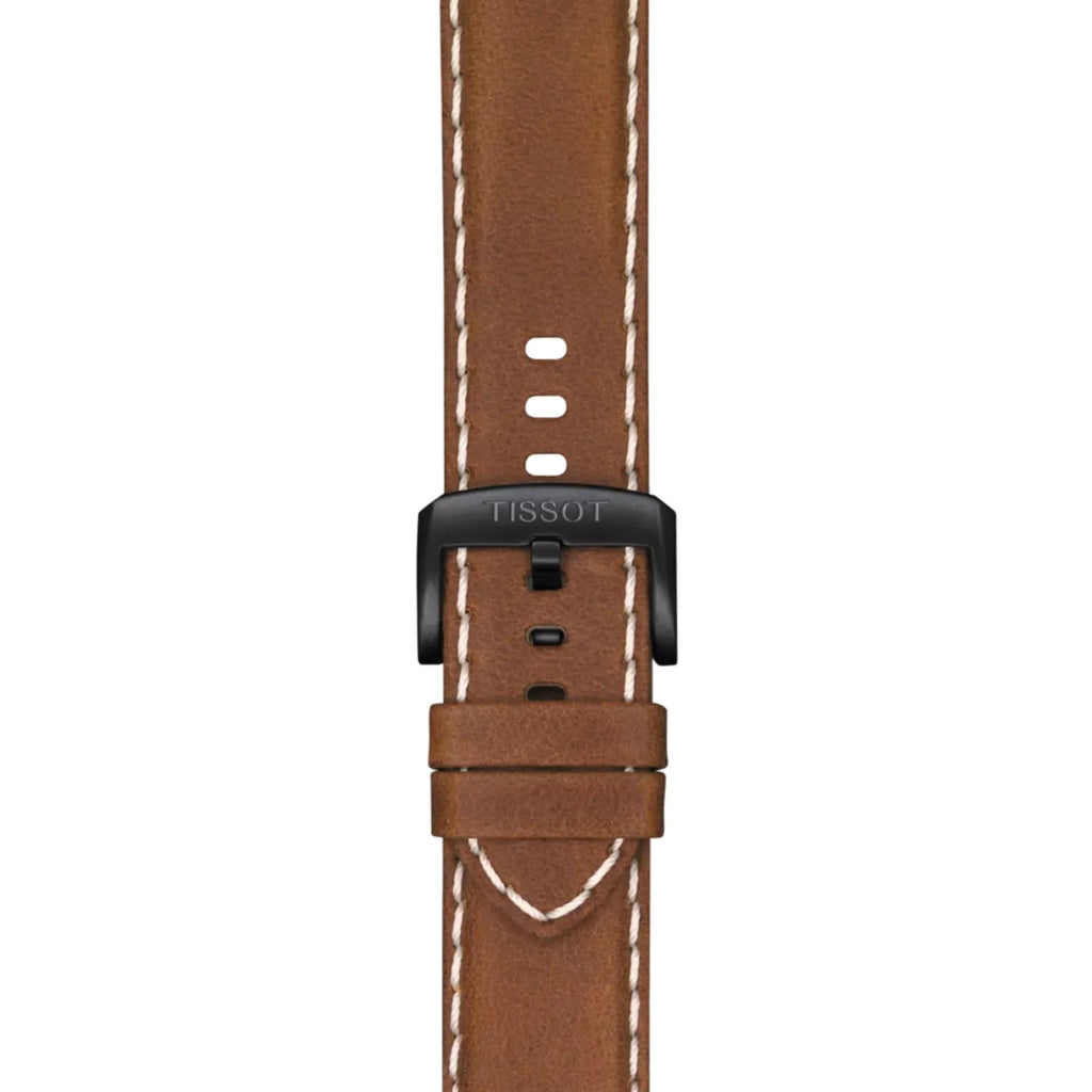 Reloj Tissot Chrono Xl Cuero Café T1166173605203