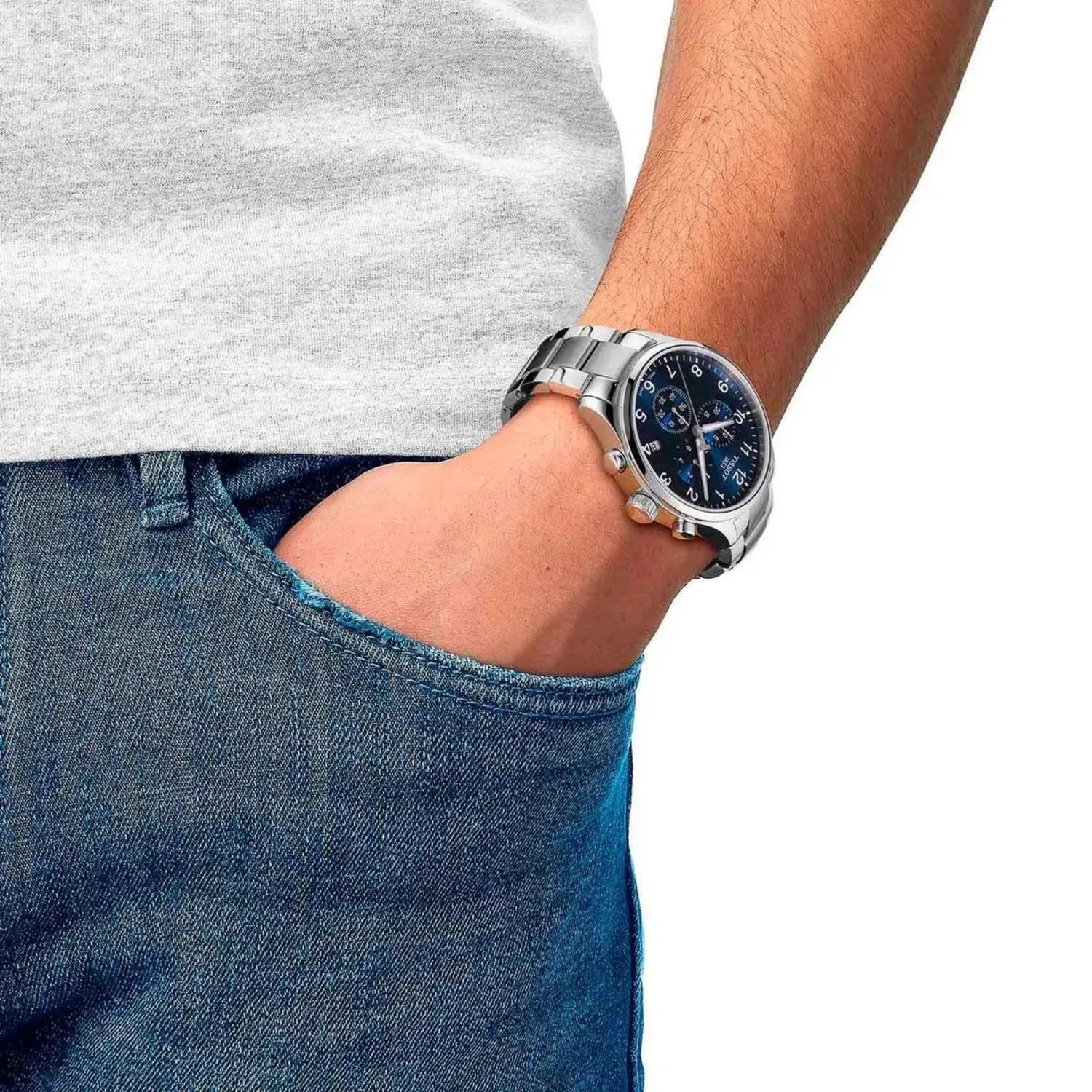 Reloj Tissot XL Acero Azul T1166171104701