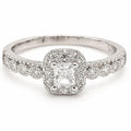 Anillo Rectangular Riel Plata 925