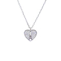 Collar Torre Eiffel Rodinado Plata 925