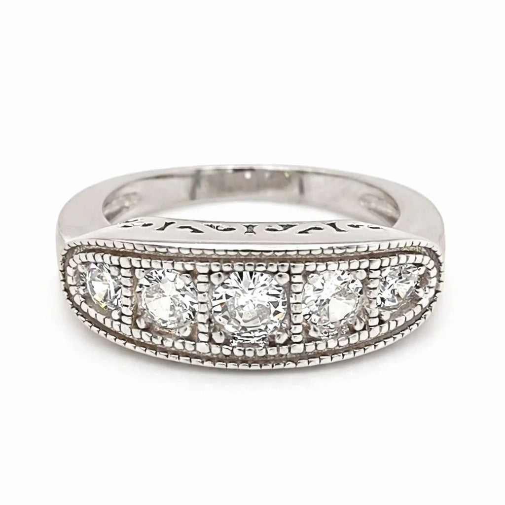 Anillo Vintage Ovalado Plata 925